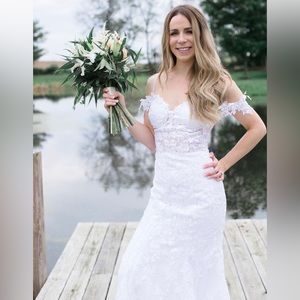 Moonlight mermaid wedding dress